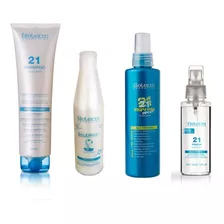 Kit 4 Productos Capilares Salerm 21 Nutricion Y Proteccion