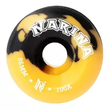 Roda Narina Preta Marrom Rajada 56mm 100a