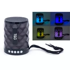 Parlante Bluetooth Tg-155 Con Luz Led