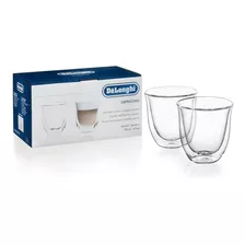 Delonghi - Vasos De Doble Pared Térmicos Para Capuchino 2uni