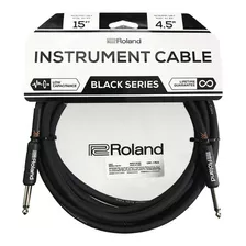 Cable Instrumento Roland Ric B15 Black Series 4.5 Mts