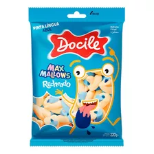 Marshmallow Maxmallows Recheado Pinta Língua Docile 220g