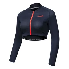 Santic® Mujer Jersey Top Tipo Chaqueta Ciclismo Trekking