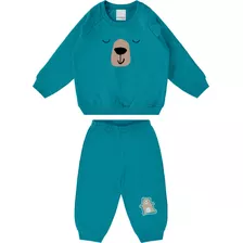 Conjunto Moletom Bebê Menino Malwee Kids Ref. 116651