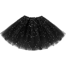 Saia Tutu C/ Estrelinha 30cm Fantasia Infantil 