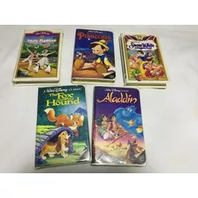 Lote De 5 Peliculas Vhs Black Diamond Disney Inglés 