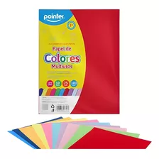 Papel Bond Color /resma De 100 Hjs. Color Colores Surtidos