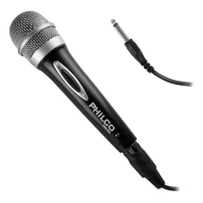 Microfono Alambrico Philco Unidireccional Karao/ Tecnocenter Color Negro