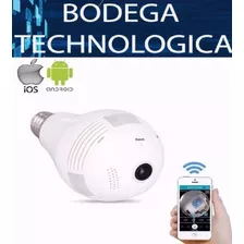 Foco Led Cámara Espia Ip 360° Wifi Monitoreo Celular