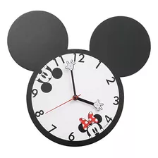 Vandor - Reloj De Pared Con Forma De Mickey Y Minnie Mouse