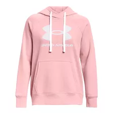 Hoodie Under Armour Rival Fleece Mujer-rosa