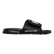 Ojota Dc Shoes Modelo Lynx Slide Adjust Negro Blanco Nueva