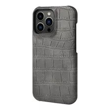 Funda Estilo Cocodrilo Para iPhone De Piel De Calidad