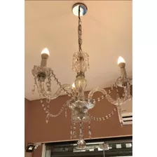 Lámpara Araña De Tres Luces, Estilo Vintage! Imperdible !!