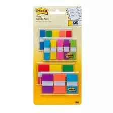 Paquete Combinado De Colores Surtidos Con Banderas Post-it, 