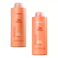 Kit Shampoo E Condicionador Wella Nutri Enrich 1 Litro