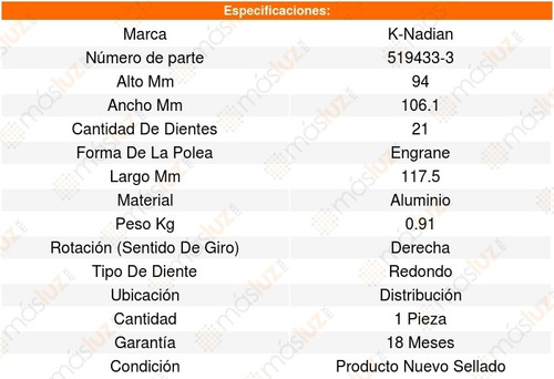 Bomba Agua Firenza 4cil 1.8l 94_96 K-nadian 8613889 Foto 3