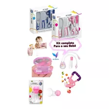 Kit De Cuidado Para Bebês Pais E Filhos Kit Cuidado Com O Bebê Azul - X 11