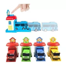 Juego De Coches De Juguete For Niños Tayo Bus 4pcs [u]