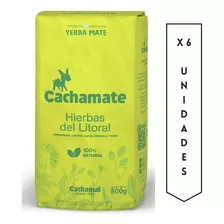 Yerba Mate Hierbas Del Litoral Cachamate 500 Grs X 6 Un.