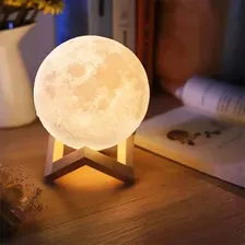 Lámpara Led De Luna 3d