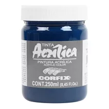 Tinta Acrílica Corfix 250ml Azul Turquesa 134 Gr 1