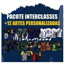 Pacote Camisas 12 Artes Template Interclasses - Vetores