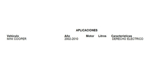 Espejo Retrovisor Izquierdo Mini Cooper 2008 2009 2010 Foto 3