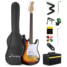 Donner Dst-102l Kit De Guitarra Electrica De Cuerpo Solido D