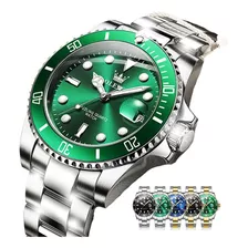 Reloj De Cuarzo Luminoso Informal De Moda Para Hombre