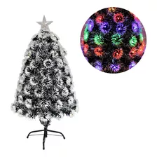 Pino Navideño 120 Cm Nevado Led Rgb Multicolor Navidad