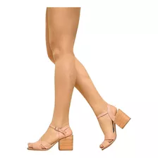 Sandalias Mujer Cuero Tachas Aqua-nude Verano 2018