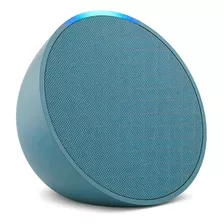 Alexa Echo Pop Smart Speaker Amazon Cor Preto Cor Azul-petróleo