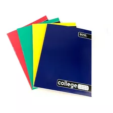 Cuaderno Mediano College 80 Hojas Cuadrado Pequeño 5mm