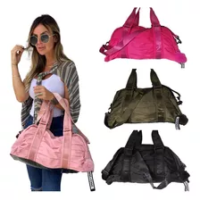 Bolsa Transversal Feminina Esportiva Fitness Academia Linda