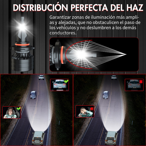 9005 9006 Kit De Focos Led Para Honda Luz Alta Ybaja 30000 L Foto 7