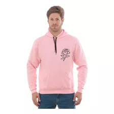 Moletom Masculino Estampa Flor Blusa De Frio Canguru Oferta