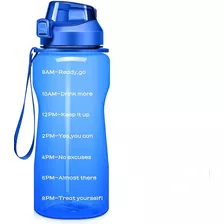 Botella Agua Motivaciónal Termo Gym Ejercicio Fitness Crossf
