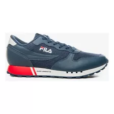 Tênis Masculino Fila Euro Jogger Tr Cor Navy/white/red - Adulto 41 Br