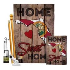 Bandera Home Sweet Home Americana De Doble Cara