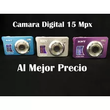 Camara Digital 15mpx Con Memoria De 2gb, Estuche Y Cargador