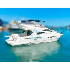 Lancha Ferretti 460 Barco Iate N Phantom Sunseeker Axtor Nhd