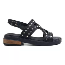 Sandalias Mujer Bajas Cuero Vacuno Riot Rayna Super Comodas