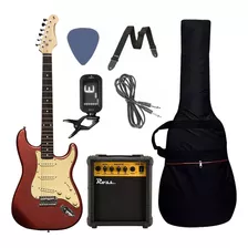 Combo Guitarra Electrica Amplificador Pack Kit Stratocaster