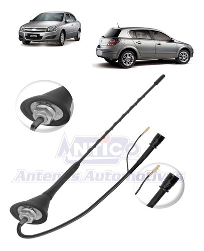 Antena Teto Amplificada Plug Raku Vectra 2006 07 09 10 2011