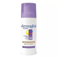 Protector Solar Dermaglos® Facial F50 | Tono Medio 50g