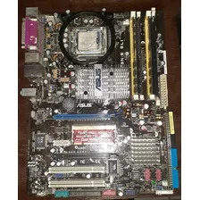 Placa Mãe + Core 2 Quad Q6600 + 6gb De Ram 