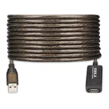 Cable Extensión Usb 2.0 Activo 20 Metros Con Amplificador