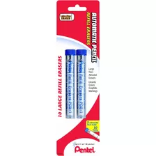 Pentel Pde1bp2 Refill Eraser For Al Ax And Pd Pencil Series