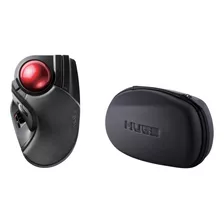 Mouse Inalambrico Negro Trackball + Estuche Protector Ele...